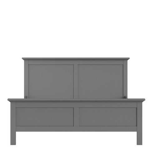 Paris Super King Bed (180 x 200) in Matt Grey